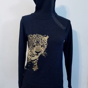 L-RL Ralph Lauren Active Womens Size Small Black G